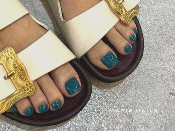 マリーネイルズ 心斎橋店(MARIE NAILS)/フットワンカラー ¥4,400 0529c