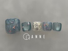 アンネ 梅田 ALLYS店(ANNE)/foot art design7月☆パラジェル