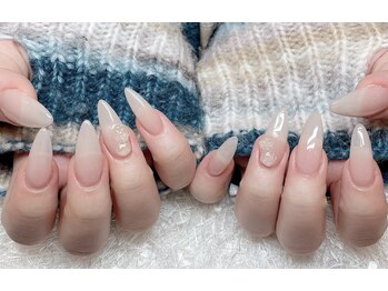 レアネイル 新宿(le'a nail)/ベージュワンカラー