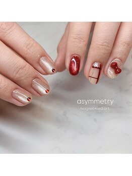 エンズネイル(O’s nail)/アシンメトリーネイル