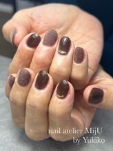 ネイル アトリエ ミジュ(nail atelier MijU)/もふもふネイル