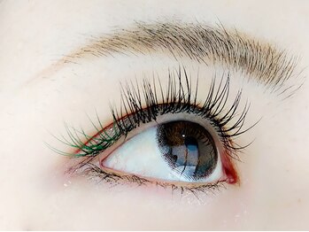 サムデイ(SOMEDAY)/グリーンカラーエクステ(目尻)