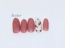 ネイルサロンリシェ 烏丸御池(Recher)/押し花＊ネイル