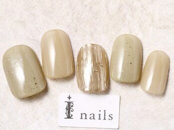 アイネイルズ 渋谷店(I nails)/ピスタチオミラー¥7800[渋谷]