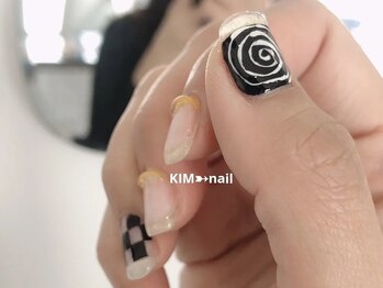 ケイアイエムネイル(KIM nail)/うずまき×凸凹