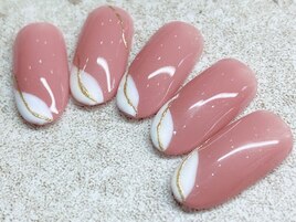 トレンド リーフネイル