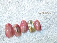 ルークネイル 恵比寿店(LUKE NAIL)/ちゅるんニュアンスマーブル　秋