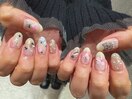 手書きニュアンスお花デザイン