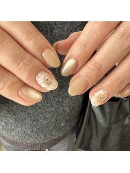 タグネイル(tag nail.)/フラワーアートネイル
