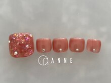 アンネ 梅田 ALLYS店(ANNE)/foot art design7月☆パラジェル