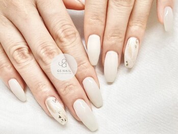 ジーエスネイル(GS NAIL)/シンプルベージュネイル