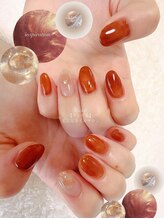 フレチル(frachill)/2本アート・クリアブラウン