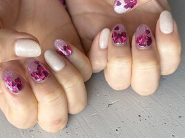 もけもけ×ハート埋め尽くし