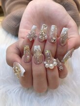 エスフィーネイルサロン ブリーユ(Esfy nailsalon Brille)/キラキラクリスマスネイル