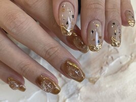 淡色アシメデザイン