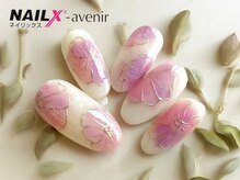 ネイリックス アヴェニール(NAILX avenir)/ふんわりフラワー
