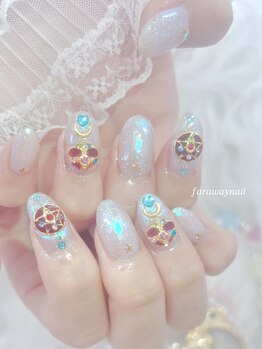 ファラウェイネイル(Faraway nail)/うるちゅるセーラームーンネイル