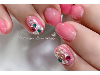 ハニーバニー(HoneyBunny)/クリスマスネイル