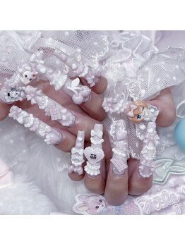 ルメッド(Remede)の写真/≪持ち込み×パーツつけ放題×痛ネイル≫全部OK★長さだし対応*撮影用小物もご用意♪好きな世界観を演出*