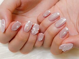 オーロラパウダーネイル/パール