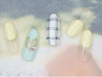 ネイルズガッシュ 大森駅前店(NAILs GUSH)/♪くり抜きハートネイル♪