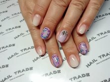 ネイルトレード 西荻窪店(NAIL TRADE)/紫陽花ネイル
