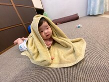 子育てママの整体サロン/施術中のお子様の様子