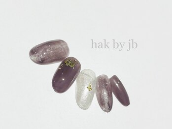 ハク ネイル バイジェービー 稲毛(hak nail byjb)/ハロウィンデザイン　7900