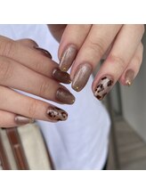 アイディー(i-dee)/豹柄ネイル