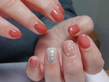 ネコノイル(neconoiru)/お花見ネイル