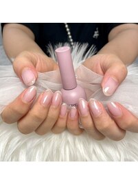 透け感ネイル/ヌーディー/ツヤ感