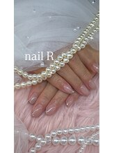 ネイルアール(nail R)/ラメラインフレンチネイルです♪