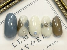 ミュゲットネイル(Muguet nail)/アーガイル柄