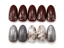 ピッピ 白金台店(peep PEEP)/ちぐはぐネイル-8