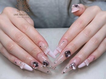 ウメネイルスタジオ(UME NAIL STUDIO)/長さだしやり放題×つけ放題