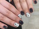 3)6000円 シンプルネイル 0514a