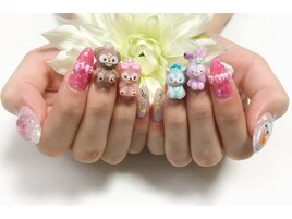 3Dダッフィーネイル