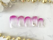 ネイルアンドアイラッシュサロン ブレス 長町南駅店(BLESS)/先端爪先グラデーション