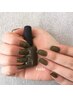 ネイルを1回のみされたい方へ！簡単オフキット付き　ワンカラーネイル