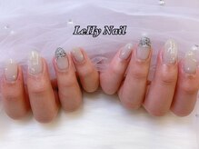 レヒネイル(LeHy nail)/ツイード×決勝ネイル