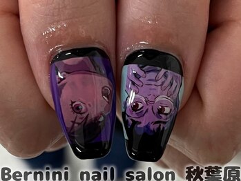 秋葉原ネイル/手描きネイル/銀座