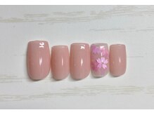 サビーハネイル(Sabiiha nail)/桜ホロネイル