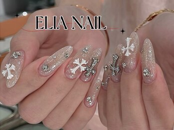エリア(ELIA)の写真/アートネイル得意サロン☆ゴテゴテパーツつけ放題でイベントネイルもゴージャスに！