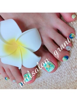 グラント(NAIL SALON&SCHOOL grant)/定額フットネイル5700円
