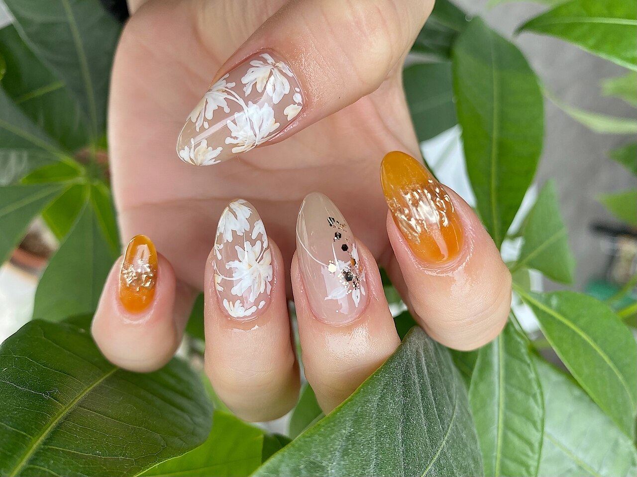 オーダーネイルチップNo.35 大人 モダン きらキラキラデザイン オーダーネイルチップNo.35 大人 モダン きらキラキラデザイン