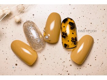 ネイルクローネ(nail crone)/秋冬フラワーネイル