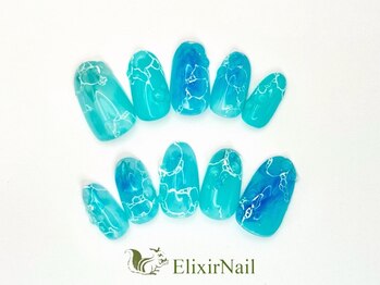エリクサーネイル 神田(Elixir Nail)/ハンドやり放題/クーポン使用