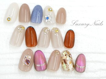 ラグジュアリーネイルズ アカバネ(Luxury Nails Akabane)の写真/【パラジェル導入サロン】赤羽の大人気上質Nailサロン★妥協ないご褒美ネイルの完成☆Only1の指先に…!