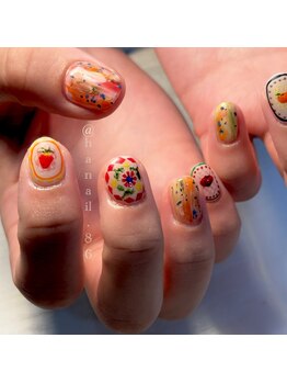 Mネイル 伏見店/haruka nail × 陶器ネイル