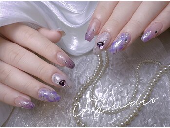 ジースタジオ(G.Studio)/チェックネイル